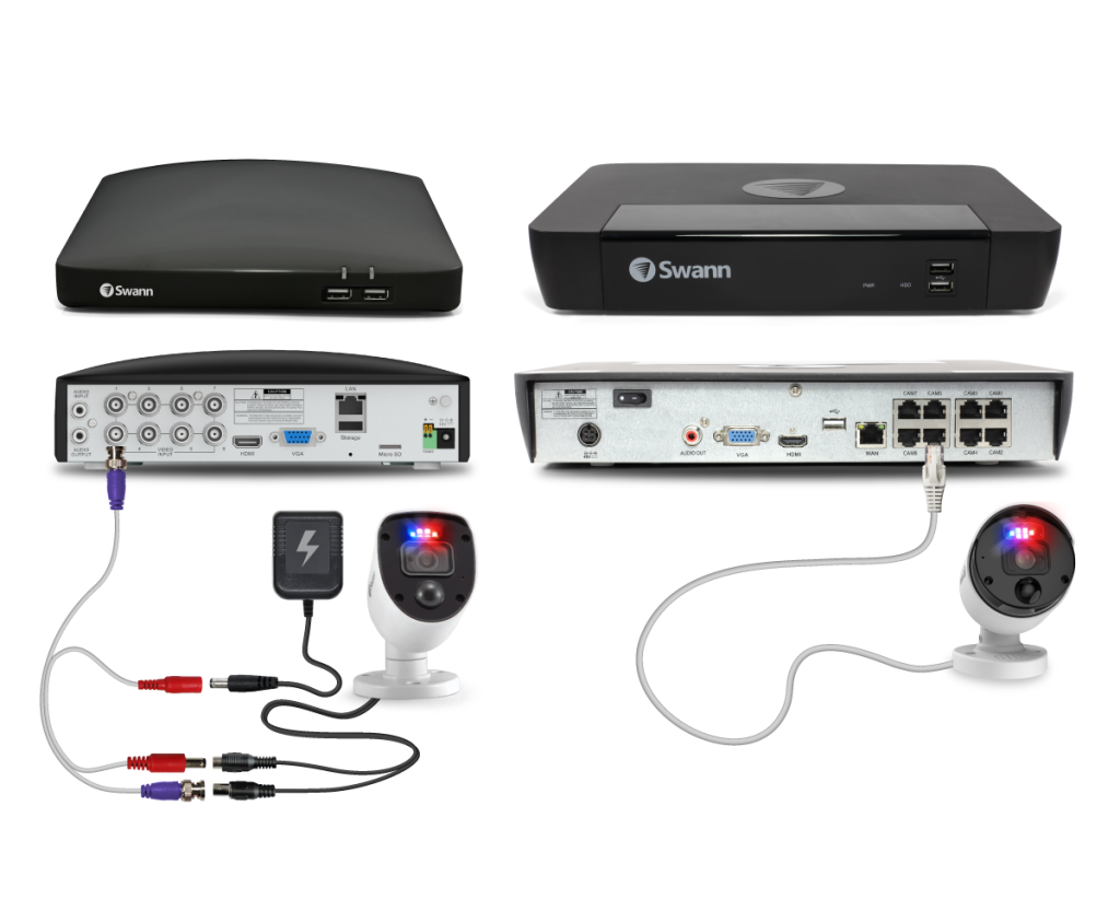 تفاوت NVR و DVR