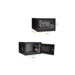 رک دیواری 4 یونیت فلزی مخصوص DVR