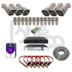 پکیج دوربین مداربسته 6 عددی