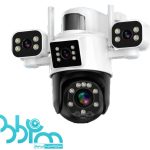 بی‌ بیم خرید و فروش دوربین سیم‌کارتی چهار لنز سرور داخلی مدل HD66X4-WG-SL در تهران